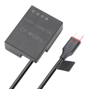KingMa USB-C To Dummy Battery Adapter - Fuji NP-W126S