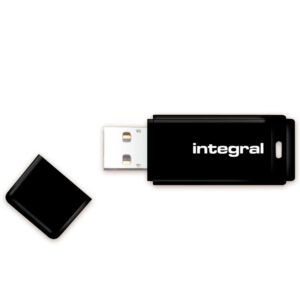Integral USB 2.0 Black Flash Drive