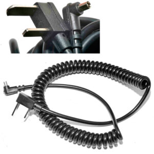 Kood AC-PC Coiled Flash Sync Lead (3 Metres)