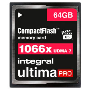 Integral CompactFlash 64GB UltimaPro 1066x Memory Card