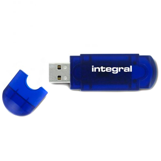 Integral Evo USB 2.0 Flash Drive Blue