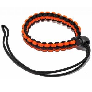 Kood Paracord Wrist Strap Black / Orange
