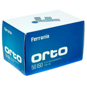 Ferrania Orto ISO 50 36 Exposure Black And White 35mm Film