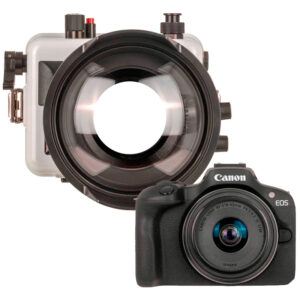 Canon EOS R100 & 18-45 STM & Ikelite Housing With Dome Port