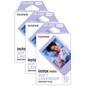 Fuji Instax Mini Film - Soft Lavender (30 Sheets)