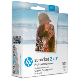 HP Sprocket Photo Paper (2 x 3") Pack Of 100 Sheets
