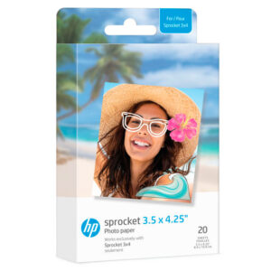 HP Sprocket Photo Paper (3.5 x 4.25") Pack Of 20 Sheets