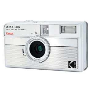 Kodak Ektar H35N 35mm Half Frame Film Camera Striped Silver