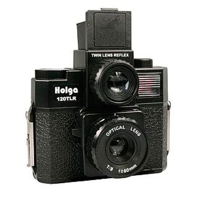 Holga 120TLR 120 Film Twin Lens Reflex Camera Black