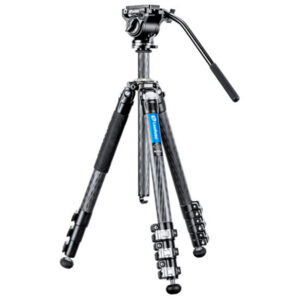 Leofoto Manba LV-284C Carbon Tripod With BV-5 Video Head