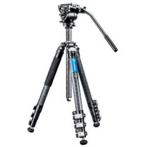 Leofoto Manba LV-323C Carbon Tripod With BV-10 Video Head