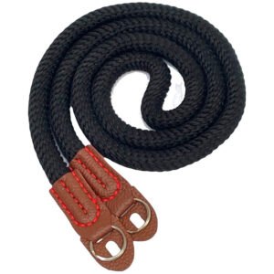 Kood Cotton Rope Camera Shoulder Strap Black