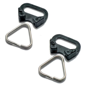 Kood Triangular Split Rings With Protectors (Pack Of 2)