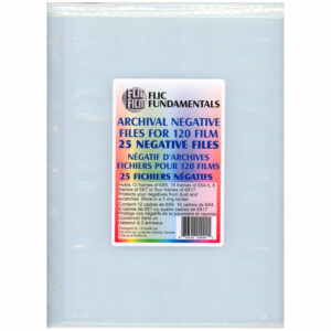 Flic Film Archival Negative Files For 120 Film (25 Sheets)