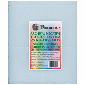 Flic Film Archival Negative Files For 4x5 Film (25 Sheets)