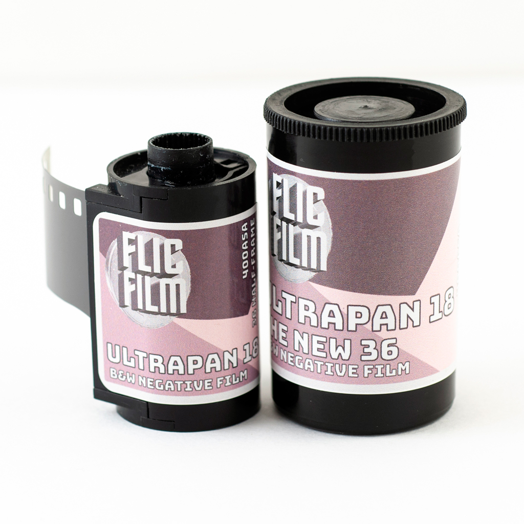 Flic Film Ultrapan 18 Half Frame Format Black & White 35mm Film