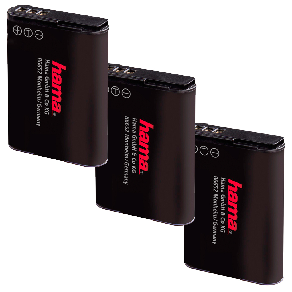 Hama DP 465 (Nikon EN-EL23) Lithium Rechargeable Battery (Set Of 3)