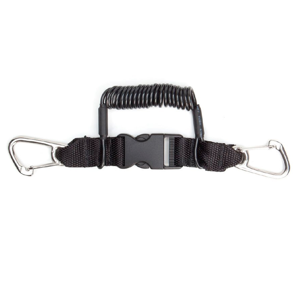 XS Scuba Coil Lanyard - With Two Stainless Steel Clips