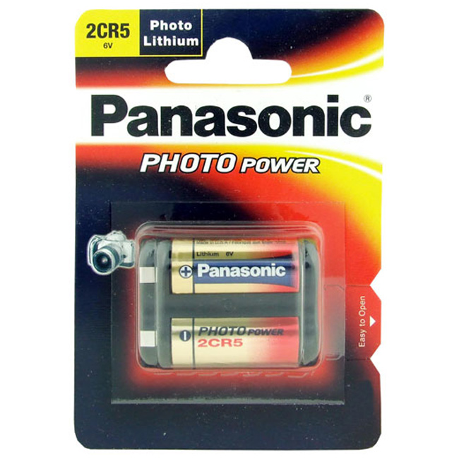 Panasonic 2CR5 Photo Lithium Battery