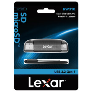 Lexar RW310 SD / microSD USB 3.2 Dual Slot Card Reader