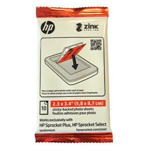 HP Sprocket Photo Paper (2.3 x 3.4") Pack Of 10 Sheets