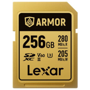 Lexar Armor Gold 256GB SDXC UHS-II Memory Card (280Mb/s)