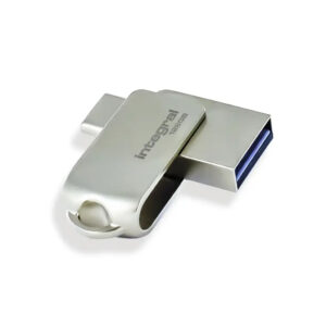 Integral 360-C Dual USB-C & USB 3.1 128GB Flash Drive