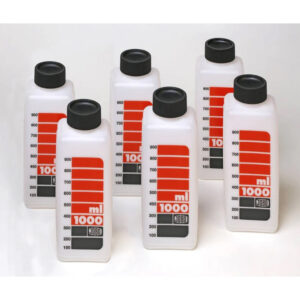 JOBO Chemistry Storage Bottle 1000ml Kit (Pack Of 6 White 1L Bottles)