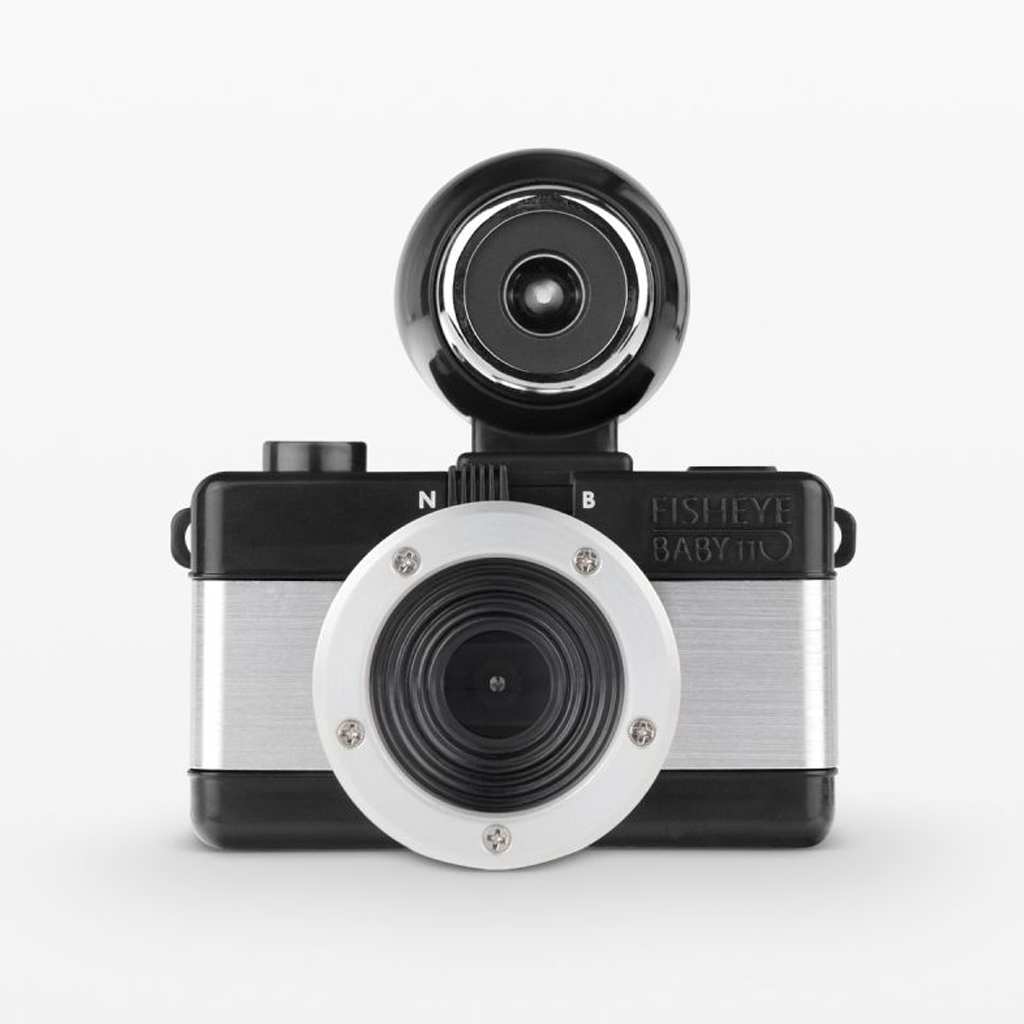 Lomography Fisheye Baby 110 Camera Metal Black
