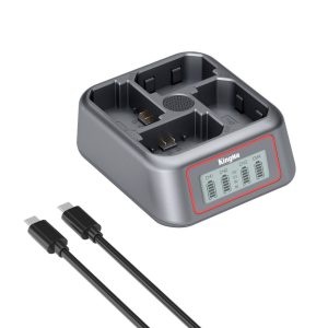 KingMa 4-Slot USB-C Fast Battery Charger For The Sony NP-FZ100