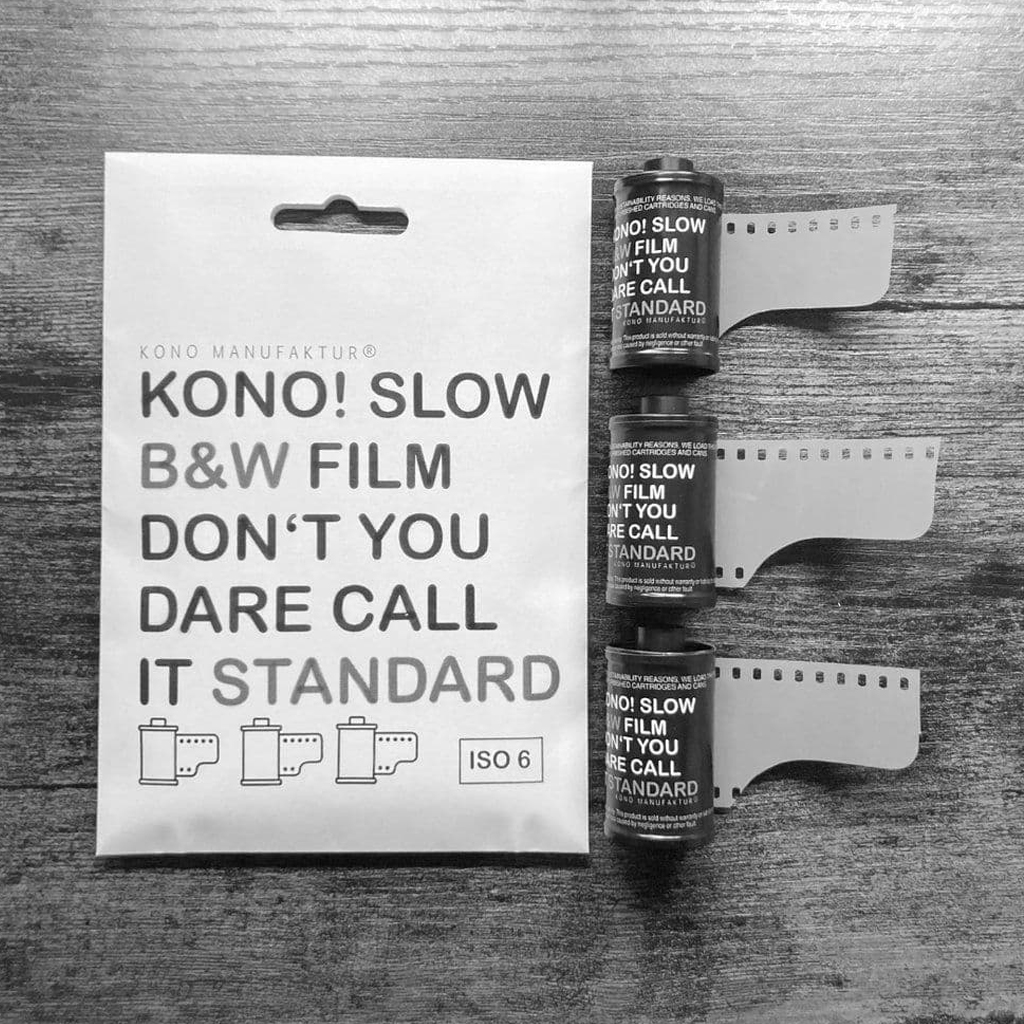 KONO! Slow B&W ISO 6 Black And White 35mm Film (Pack Of 3)