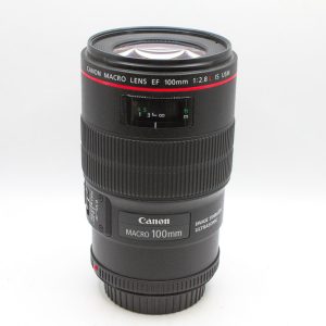 Canon 100mm F2.8 L Macro IS USM EF Lens (Used)