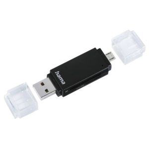 Hama USB 2.0 SD & MicroSD USB-A & Micro USB Card Reader