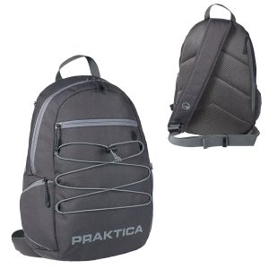 Praktica All Weather Day 12L Backpack with Rain Cover Grey