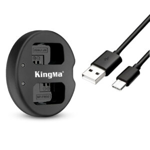 KingMa USB Dual Battery Charger For The Sony NP-FW50