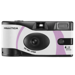 Praktica Single Use Disposable Black & White Film Camera - Pink
