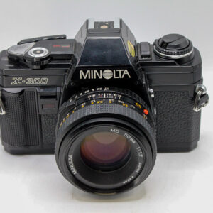 Minolta X-300 + 50mm F1.7 Lens Black Finish (Used)