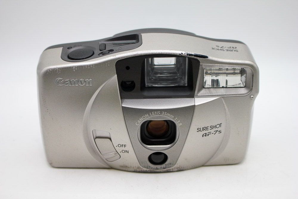 Canon Sureshot AF-7s Silver 35mm Compact Camera.
