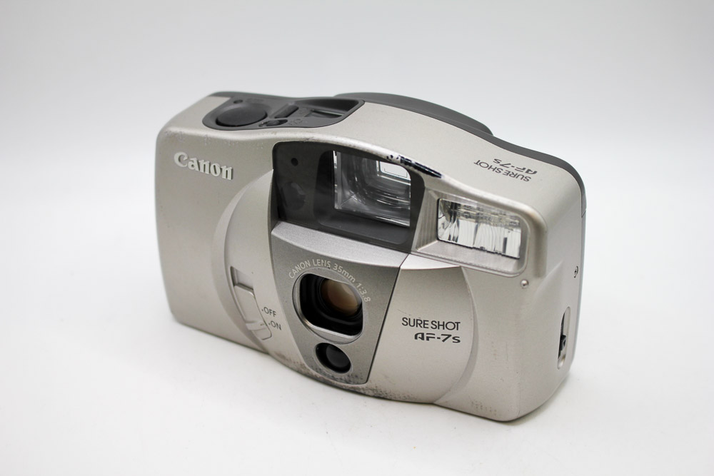 Canon Sureshot AF-7s Silver 35mm Compact Camera.