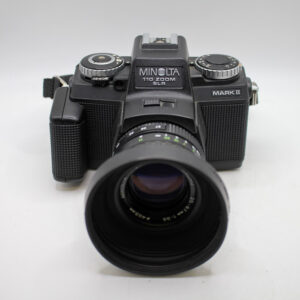 Minolta 110 Zoom SLR MKII Camera.