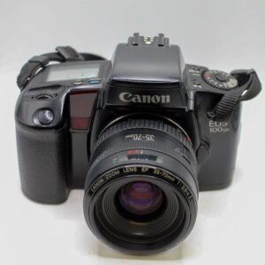 Canon EOS 100QD + 35-70 EF Lens 35mm Film  Camera. (Used)