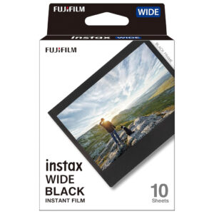 Fujifilm Instax Wide Film Black Frame (10 Sheets)