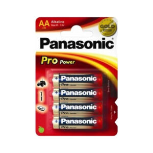 Panasonic Pro Power Alkaline AA Batteries - Pack Of 4